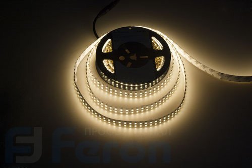Фотография товара 'Feron LS615 Лента светодиодная, 240SMD(3528)/m 19.2W/m 12V 5m , 27734'