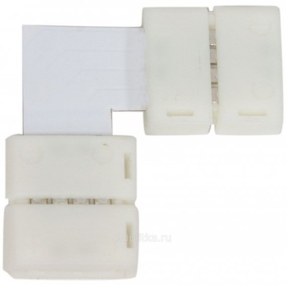 Фотография товара 'Feron LD184 Комплект L коннекторов с соединителем для светодиодной ленты (3528/8мм), 23131'