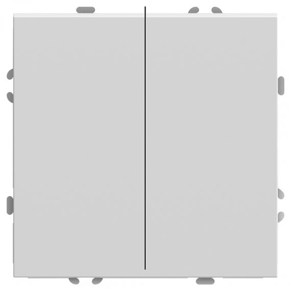 Фотография товара 'Feron 49866 Выключатели двухклавишный STEKKER RSW10-5104-01, серия Эмили'