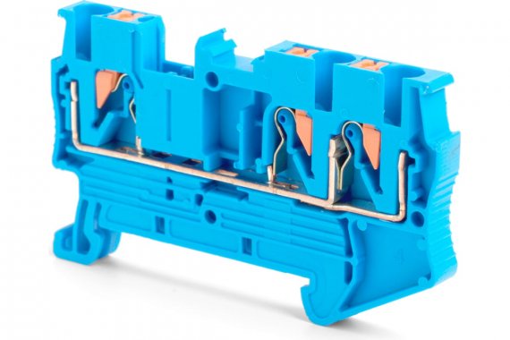 Фотография товара 'Feron 49251 LD573-2-25 ЗНИ Зажим самозажимной, 3-проводной проходной 2,5 мм?'