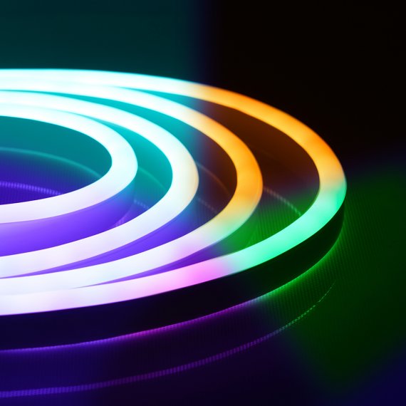 Фотография товара 'Feron Лента светодиодная неоновая 220V , 72*SMD5050, 8W/m, IP67, (RGB), 51975'