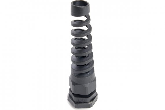 Фотография товара 'Feron 49492 PG9S Сальник с гибким отводом диаметр проводника 4-8 мм IP54'