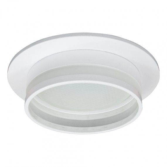 Фотография товара 'Feron Светильник потолочный встраиваемый (ФВО) , под лампу GX53 GX53, белый, круг, 110*110*48 мм, монтажный диаметр 90мм,  корпус металл+акрил, неповоротный, 51089'