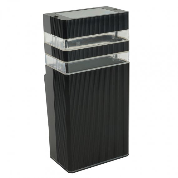 Фотография товара 'Feron Светильник садово-парковый, серии «Сеул», (НБУ) GU10, 220-240V, IP54, цвет черный, на стену вверх, 51538'