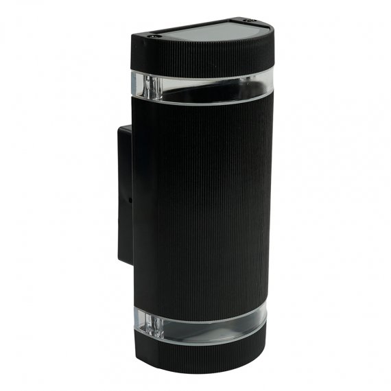 Фотография товара 'Feron Светильник садово-парковый, серии «Сеул», (НБУ) 2*GU10, 220-240V, IP54, цвет черный, на стену , 51540'