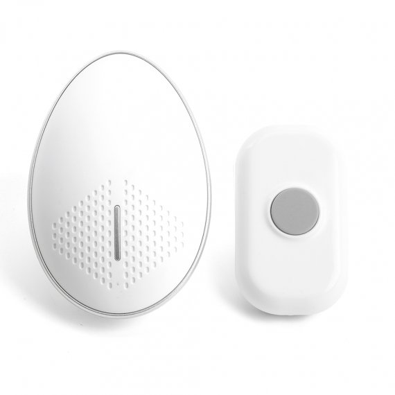 Фотография товара 'Feron Звонок дверной беспроводной , 36 мелодий, дальность действия 100м, 51153'