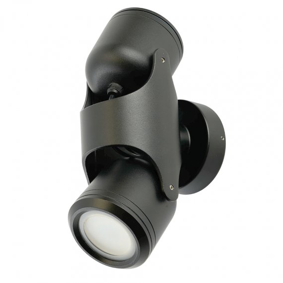 Фотография товара 'Feron Светильник садово-парковый, серии «Техно», (НБУ) GU10, 220-240V, IP54, цвет черный, на стену , 51740'