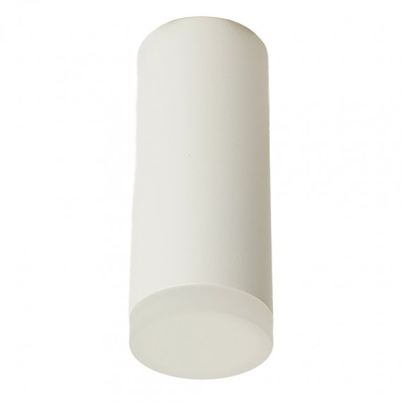 Фотография товара 'Feron Светильник накладной под лампу, спот (-) , GU10 35W, 230V, IP20, цвет белый, корпус алюминий, акрил, 40*40*100, 51389'