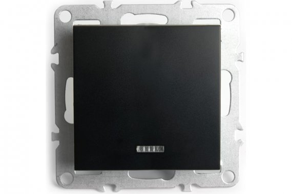 Фотография товара 'Feron 49146 Выключатель одноклавишный STEKKER PSW10-9101-03, серия Эрна, с подсветкой'