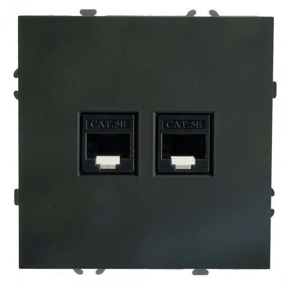 Фотография товара 'Feron 49848 Розетка STEKKER RST00-5111-05 на 2 гнездо'