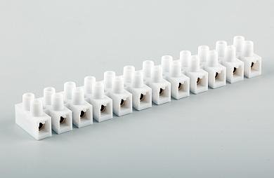 Фотография товара 'Feron LD225-10A Колодка клеммная винтовая , линейка 12 штук, полиамид, 32383'