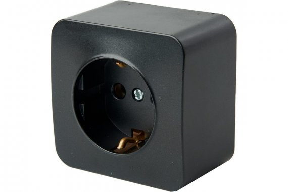 Фотография товара 'Feron 49314 Розетка STEKKER MST16-11-02 на 1 гнездо, с заземлением'