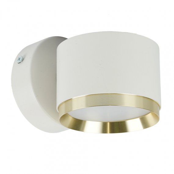 Фотография товара 'Feron Светильник накладной под лампу, (-) , GX53 12W, 230V, IP20, цвет белый + золото, корпус алюминий, 52020'