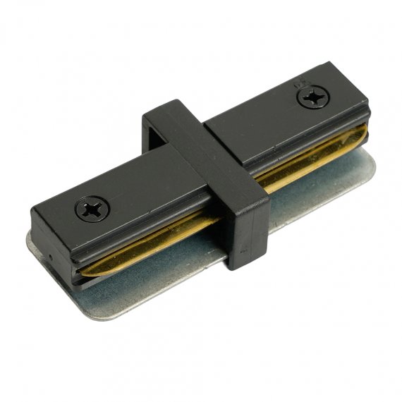 Фотография товара 'Feron Коннектор прямой для шинопровода, черный, для CAB1007, 51898'