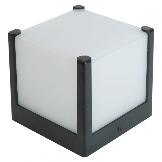 Фотография товара 'Feron Светильник садово-парковый, серии «Киото», (ЛБУ) GX53, 230V, IP54, цвет черный, квадрат, на стену , 51336'