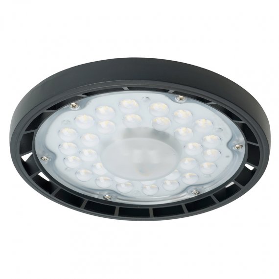 Фотография товара 'Feron Светильник складской светодиодный  (ДСП) SMD2835, 100W, угол рассеивания 90°, 230V/50Гц, 5000К (холодный белый), 12000Lm, IP65, цвет чёрный, 51622'