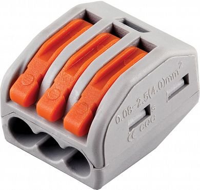 Фотография товара 'Feron LD222-413 Cтроительно-монтажные клеммы 3-проводные , 32421'