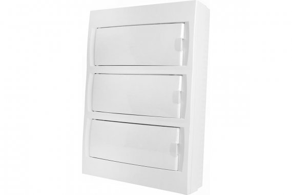 Фотография товара 'Feron 49647 EBX50-3/36-40 Бокс настенный 36 модулей, белый, пластик, IP40, серия Standart'