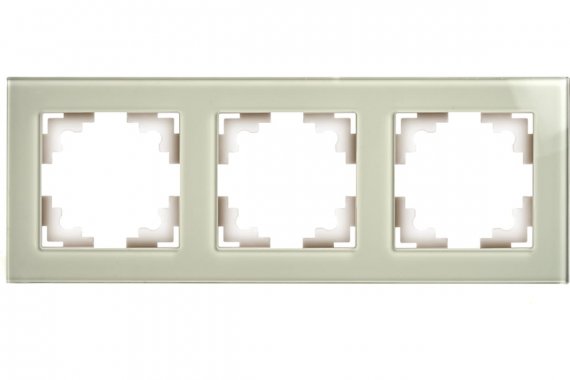 Фотография товара 'Feron 49035 Рамка STEKKER GFR00-7003-07 на гнездо размер 227*84*9мм'