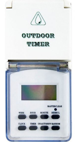 Фотография товара 'Feron TM23 Розетка с таймером (недельная электронная), IP44, 230V, 3500W/16А , 140*65*88мм, 23206'