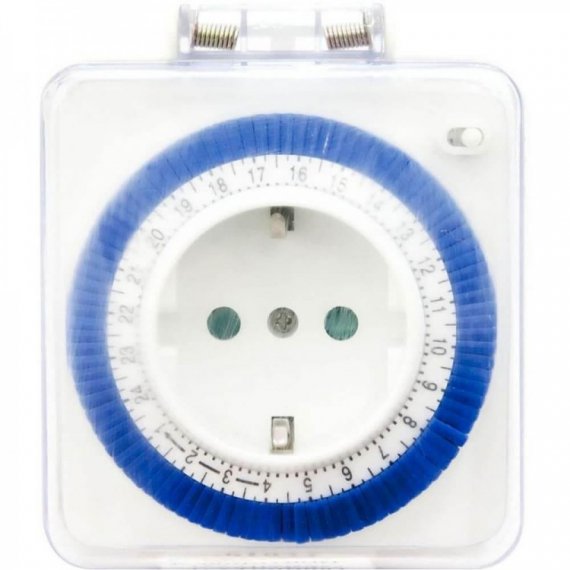 Фотография товара 'Feron TM31 Розетка с таймером (суточная механическая), IP44, 230V, 3500W/16А , 90*99*79мм, 23204'