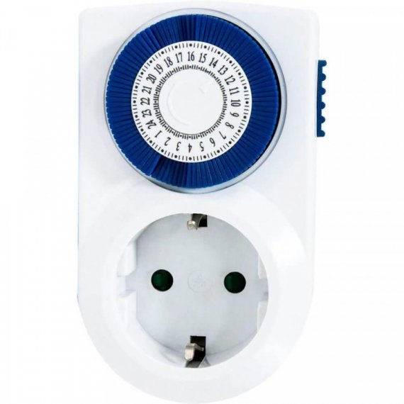 Фотография товара 'Feron TM50 Розетка с таймером (суточная механическая), IP20, 230V, 3500W/16А , 102*62*71мм, 23238'