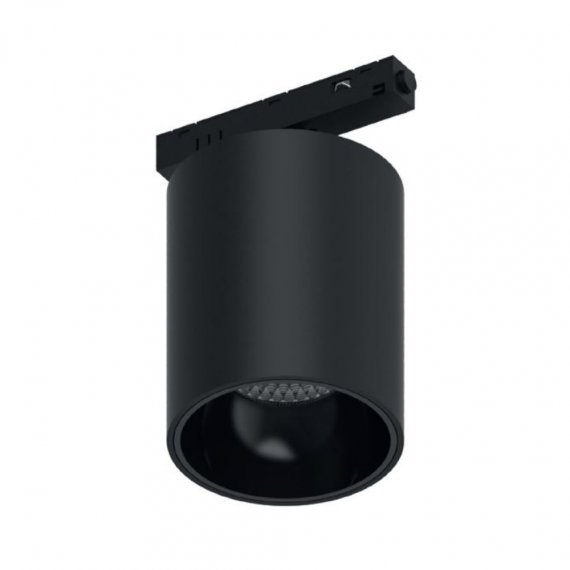 Фотография товара 'Feron Светильник трековый на шинопровод, - (ДПО) , 20W, 4000К (белый), 48V, 1800Lm, цвет черный, корпус алюминий, рассеиватель поликарбонат, 51594'