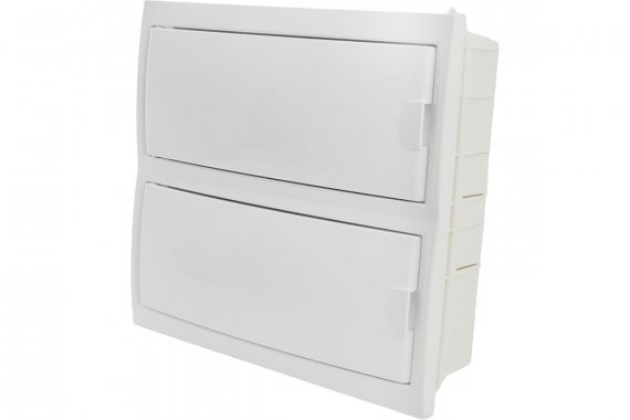 Фотография товара 'Feron 49639 EBX50-2/24-20 Бокс встраиваемый 24 модуля, белый, пластик, IP20, серия Standart'