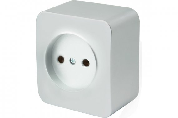 Фотография товара 'Feron 49325 Розетка STEKKER MST10-11-03 на 1 гнездо, без заземления'