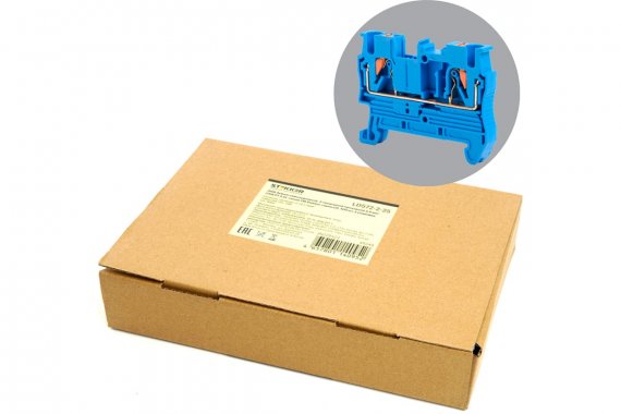 Фотография товара 'Feron 49249 LD572-2-25 ЗНИ Зажим самозажимной, 2-проводной проходной 2,5 мм?'