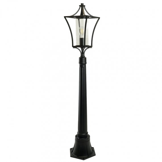 Фотография товара 'Feron Светильник садово-парковый, серии «Милан», (НТУ) E27, 230V, IP44, цвет черный, столб, 51272'