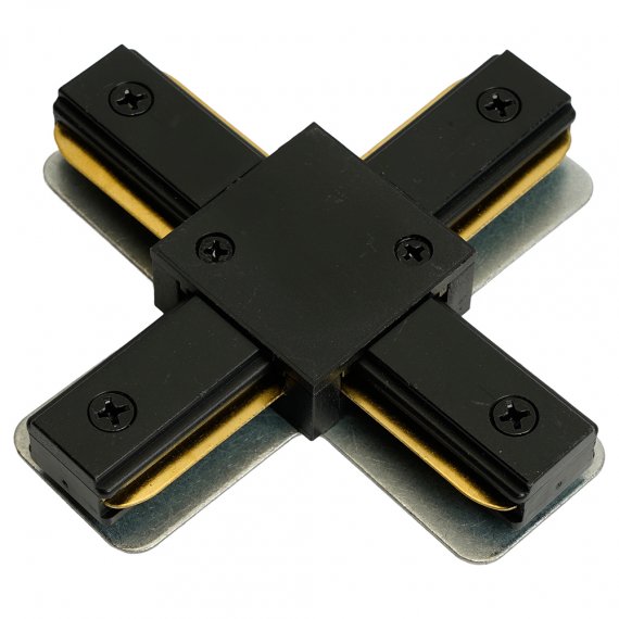 Фотография товара 'Feron Коннектор Х-образный  для шинопровода , черный,  для CAB1007, 51894'