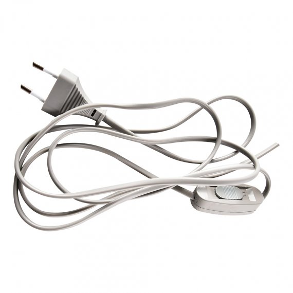 Фотография товара 'Feron Сетевой шнур с выключателем, 230V 1,9м серый, 51040'