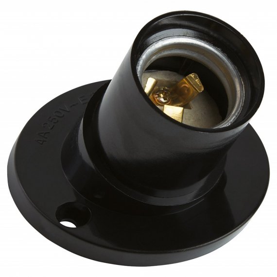 Фотография товара 'Feron 41043 Патрон для ламп общего назначения LH84 250 V E27, карболит'