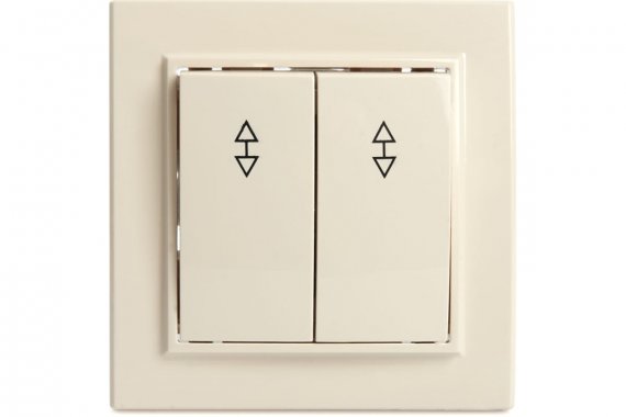 Фотография товара 'Feron 39920 Выключатель двухклавишный STEKKER PSW10-9008-02 , серия Эрна'