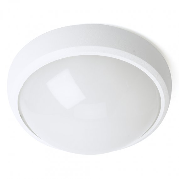 Фотография товара 'Feron Светильник накладной светодиодный, пылевлагозащищённый (ДПБ) , 12W, 4000К (белый), 220-240V, 960Lm, IP54, 51163'