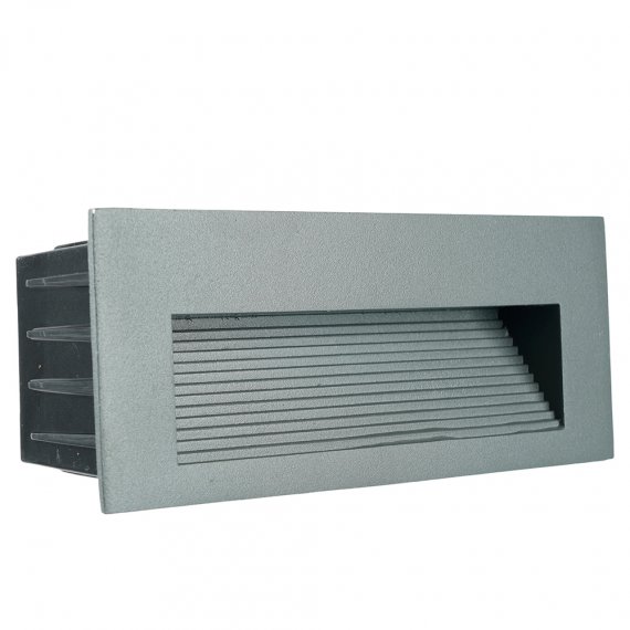 Фотография товара 'Feron Светильник встраиваемый светодиодный, для лестничной подсветки (ДВУ), 5W 4000К (белый натуральный), 110-265V, 80Lm, IP65, 51955'