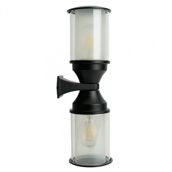 Фотография товара 'Feron Светильник садово-парковый, серии «Кельн», (НБУ) E27, 220-240V, IP54, цвет черный, цилиндр, на стену , 51737'