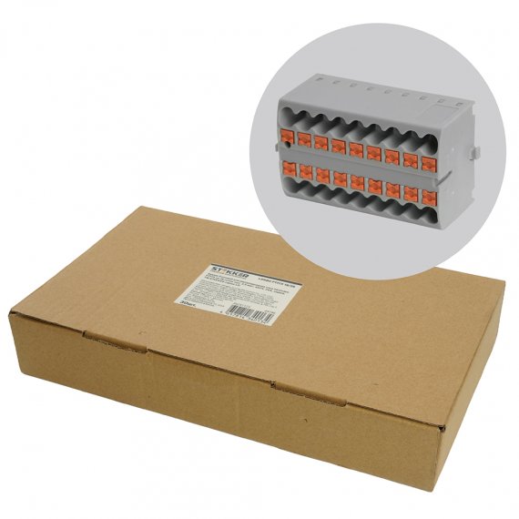 Фотография товара 'Feron 49746 LD580 PTFIX 18/25 Зажим блочный для распред.нагрузки PT на 18 точек,сеч2,5 мм2'