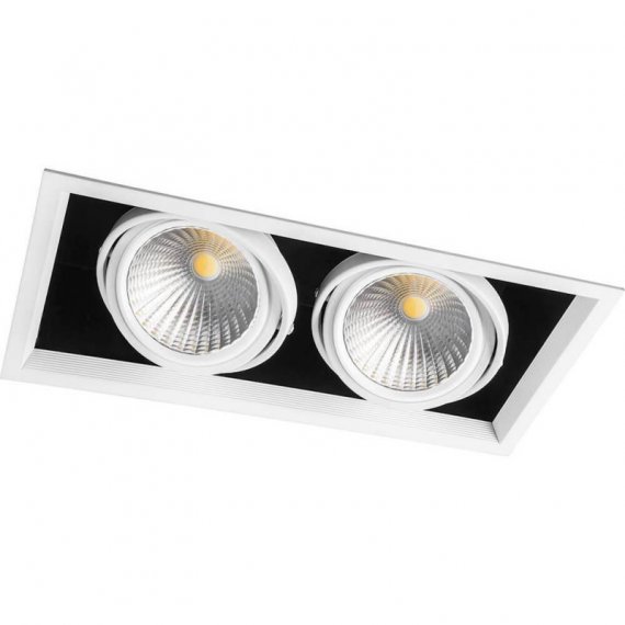 Фотография товара 'Feron AL212 Светильник карданный встраиваемый светодиодный , карданный (ДВО) , 60W 4000К'