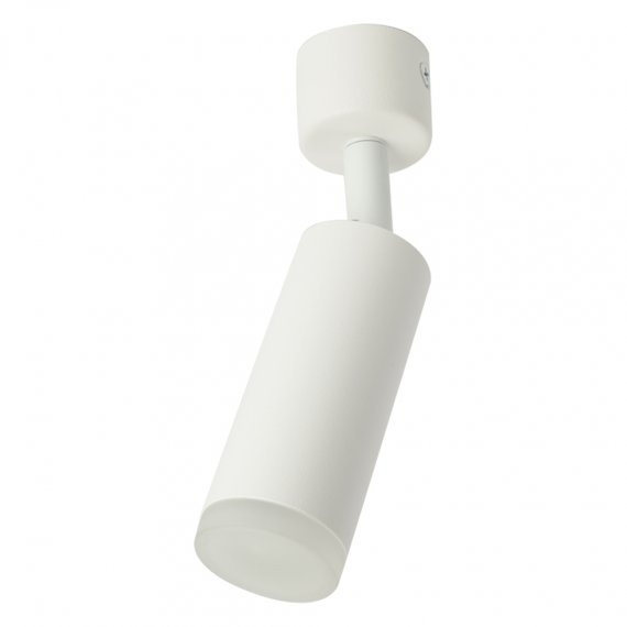 Фотография товара 'Feron Светильник накладной под лампу, спот (-) , GU10 35W, 230V, IP20, цвет белый, корпус алюминий, акрил, 51390'