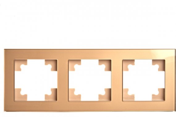 Фотография товара 'Feron 49036 Рамка STEKKER GFR00-7003-08 на гнездо размер 227*84*9мм'