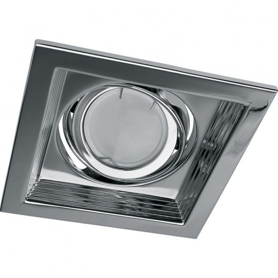 Фотография товара 'Feron DLT201 Светильник потолочный встраиваемый (ИВО), под лампу MR16 G5.3, хром,'