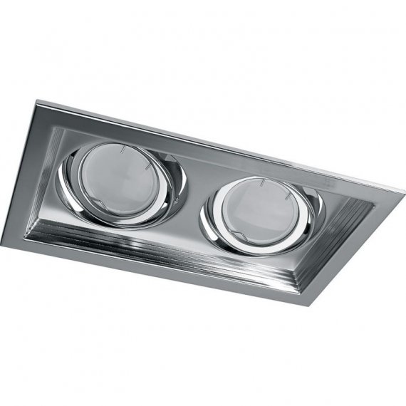 Фотография товара 'Feron DLT202 Светильник потолочный встраиваемый (ИВО), под лампу MR16 G5.3, хром'