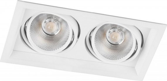 Фотография товара 'Feron AL202 Светильник карданный встраиваемый светодиодный, (ДВО) , 40W, 170-265V, IP20, 35°'