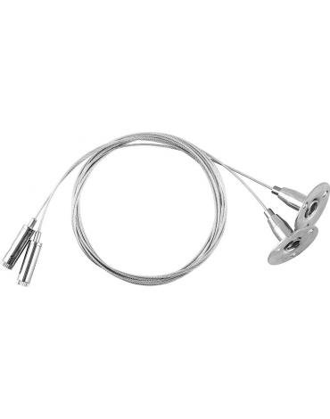 Фотография товара 'Feron CAB1002 Соединитель для трековых светильников (комплект подвесов для шинопровода, 2шт), длина 150см, 10326'