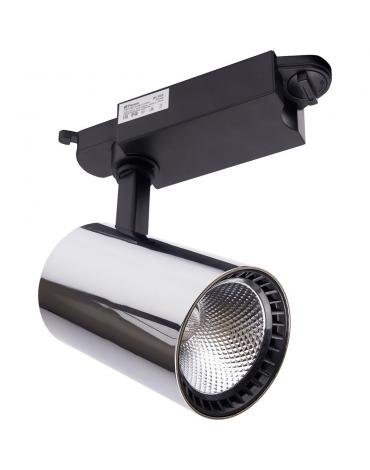 Фотография товара 'Feron AL102 Светодиодный светильник трековый на шинопровод 12W 4000K 35 градусов хром 41048'