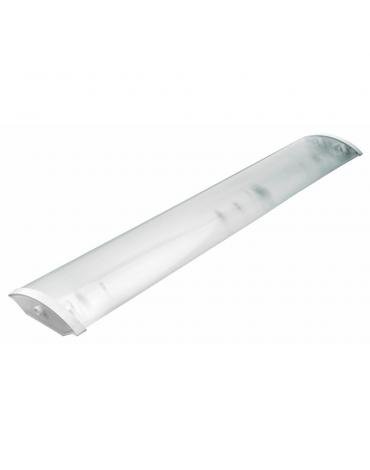 Фотография товара 'Feron ДПО 11-2х10-001 для LED лампы типа Т8, цоколь 2*G13, стальной корпус'