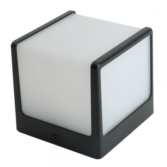 Фотография товара 'Feron Светильник садово-парковый, серии «Киото», (ЛБУ) GX53, 230V, IP54, цвет черный, квадрат, на стену , 51334'