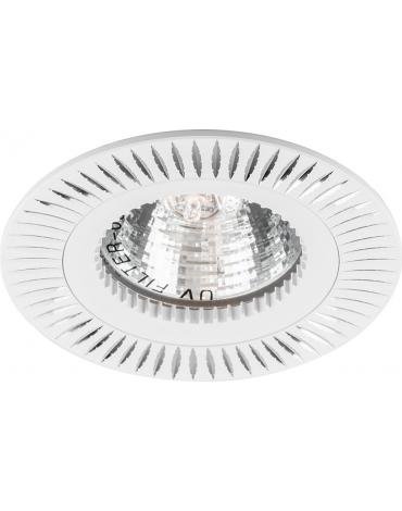 Фотография товара 'Feron GS-M369W Светильник потолочный встраиваемый (ИВО), под лампу MR16 G5.3, хром, круг 28341'